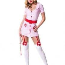 Костюм Le Frivole Похотливая медсестра розовый, S/M Костюм Le Frivole Похотливая медсестра розовый, S/M