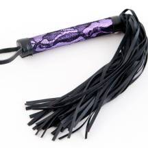 Флоггер Marcus с кружевной ручкой, пурпурный