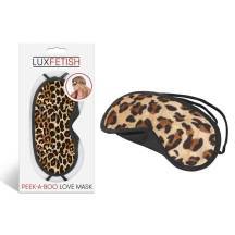 Маска на Глаза Peek-a-Boo Love Mask, леопардовая Маска на Глаза Peek-a-Boo Love Mask, леопардовая