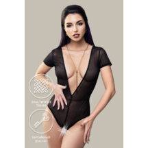 Эротическое боди Waname Apparel Abandon черное, 2XL