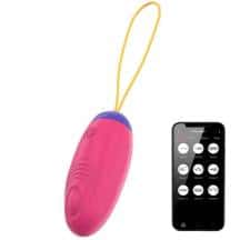 Виброяйцо с таппингом Oninder Cute, розовое