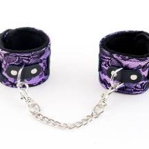 Кружевные Наручники Marcus пурпурные. Нет в наличии Кружевные Наручники Marcus пурпурные