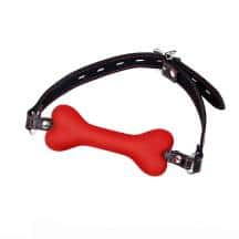 Кляп-трензель Косточка Toyfa Theatre, красный