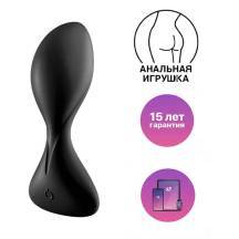 Анальная вибропробка Satisfyer Trendsetter, черная. Нет в наличии Анальная вибропробка Satisfyer Trendsetter, черная