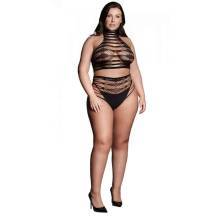 Комплект топ и трусики Shots Le Desir Shade Carpo XL/4XL, черный. Нет в наличии Комплект топ и трусики Shots Le Desir Shade Carpo XL/4XL, черный