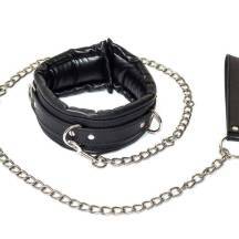 Ошейник с поводком Lola Games Party Hard Fetish Party, черный. Нет в наличии Ошейник с поводком Lola Games Party Hard Fetish Party, черный
