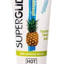Оральный гель-лубрикант Hot Superglide Ананас на водной основе, 75 мл Оральный гель-лубрикант Hot Superglide Ананас на водной основе, 75 мл