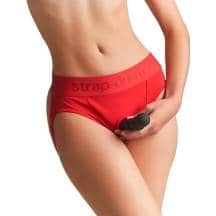 Трусики для страпона Strap-on-me Heroine Harness S, красные
