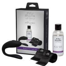 Набор Moving As One We-Vibe Sync Lite + массажное масло Fifty Shades of Grey Play Nice и повязка для фиксации, черный Набор Moving As One We-Vibe Sync Lite + массажное масло Fifty Shades of Grey Play Nice и повязка для фиксации, черный