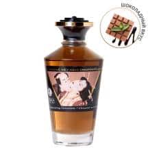 Разогревающий массажный гель Shunga Aphrodisiac Пьянящий шоколад, 100 мл Разогревающий массажный гель Shunga Aphrodisiac Пьянящий шоколад, 100 мл
