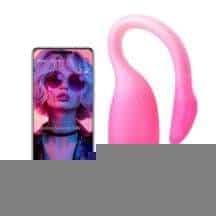 Виброяйцо Magic Motion Flamingo Max, розовое