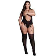 Чулок на тело Shots Le Desir Shade Elara XL/4XL, черный