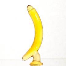 Стимулятор Sexus Glass банан, желтый. Нет в наличии Стимулятор Sexus Glass банан, желтый