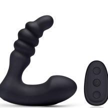 Вибромассажер простаты BlueLine Prodder с пультом ДУ, черный Вибромассажер простаты BlueLine Prodder с пультом ДУ, черный