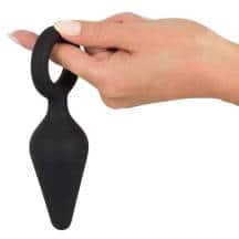 Анальная втулка с кольцом Orion Soft Touch Silicone Anal Plug L, черная. Нет в наличии Анальная втулка с кольцом Orion Soft Touch Silicone Anal Plug L, черная