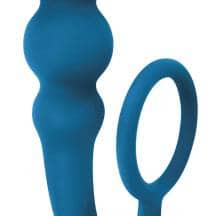 Эрекционное кольцо с анальным стимулятором Lola Games Spice It Up Legend, синее