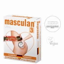 Презервативы Masculan Ultra Long Pleasure продлевающие, 3 шт. Нет в наличии Презервативы Masculan Ultra Long Pleasure продлевающие, 3 шт
