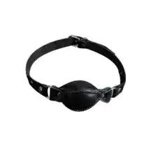 Кляп Sitabella из натуральной кожи, черный