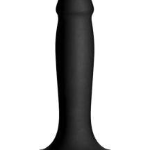 Насадка для страпона Smooth Silicone Dong Doc Johnson, черная