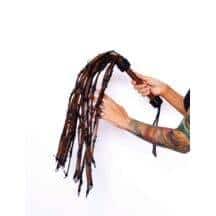 Флоггер Scandal из натуральной кожи, коричневый, 78 см . Нет в наличии Флоггер Scandal из натуральной кожи, коричневый, 78 см