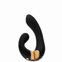 Вибратор для точки G Shunga Miyo с клиторальной стимуляцией, черный Вибратор для точки G Shunga Miyo с клиторальной стимуляцией, черный