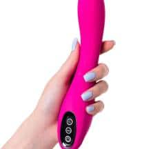 Вибратор со стимулирующим шариком Jos Beadsy, розовый