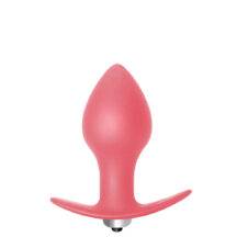 Анальная вибропробка Lola Toys First Time Bulb Anal Plug, розовая