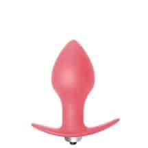 Анальная вибропробка Lola Games First Time Bulb Anal Plug, розовая