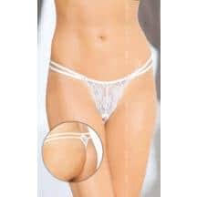 Трусики стринг женские с доступом белые S/L. Нет в наличии Трусики стринг женские с доступом белые S/L