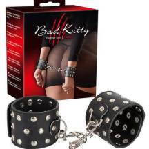 Наручники с цепочкой на карабинах ORION Handfesseln mit Nietenbesatz 