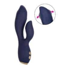 Плохая упаковка! Вибратор-кролик с двухсторонней осцилляцией CalExotics Chic Blossom, синий. Нет в наличии Плохая упаковка! Вибратор-кролик с двухсторонней осцилляцией CalExotics Chic Blossom, синий