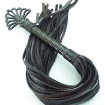 Длинная плеть с никелевой ручкой