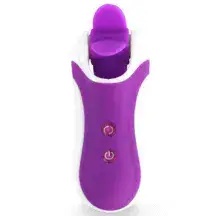 Клиторальный вибростимулятор FeelzToys Clitella с насадками, фиолетовый 