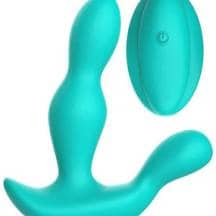 Вибромассажер простаты с пультом ДУ Winyi Richard, бирюзовый