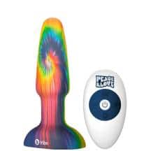 Анальная римминг-пробка b-Vibe Peace & Love Tie-Dye Rimming c пультом ДУ, разноцветная. Нет в наличии Анальная римминг-пробка b-Vibe Peace & Love Tie-Dye Rimming c пультом ДУ, разноцветная