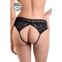 Трусики с доступом Erolanta Magali 50-52, черные. Нет в наличии Трусики с доступом Erolanta Magali 50-52, черные