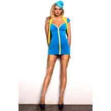 Костюм стюардессы Devil & Angel, голубой, XS/S. Нет в наличии Костюм стюардессы Devil & Angel, голубой, XS/S