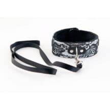 Кружевной Ошейник Marcus серебристый. Нет в наличии Кружевной Ошейник Marcus серебристый