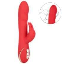 Вибратор-кролик с нагревом CalExotics Jack Rabbit, красный. Нет в наличии Вибратор-кролик с нагревом CalExotics Jack Rabbit, красный