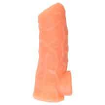 Насадка на член Kokos Nude Sleeve 001 M с подхватом мошонки и открытой головкой, телесная Насадка на член Kokos Nude Sleeve 001 M с подхватом мошонки и открытой головкой, телесная