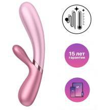 Вибратор-кролик с нагревом Satisfyer Hot Lover, розовый. Нет в наличии Вибратор-кролик с нагревом Satisfyer Hot Lover, розовый
