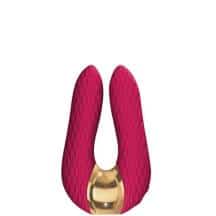 Клиторальный вибростимулятор Shunga Aiko с двойной вибрацией, малиновый. Нет в наличии Клиторальный вибростимулятор Shunga Aiko с двойной вибрацией, малиновый