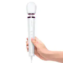 Проводной вибромассажер Le Wand Petite Plug-In, белый