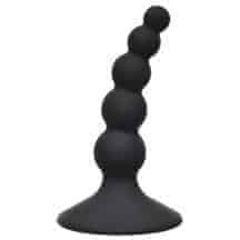 Анальная пробка Lola Games First Time Ribbed, черная Анальная пробка Lola Games First Time Ribbed, черная