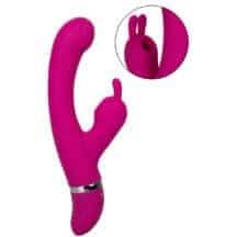 Вибратор-кролик с вакуумной стимуляцией CalExotics Foreplay Frenzy Bunny Kisser, малиновый. Нет в наличии Вибратор-кролик с вакуумной стимуляцией CalExotics Foreplay Frenzy Bunny Kisser, малиновый