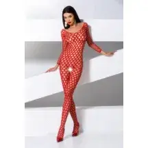 Боди Passion Erotic Line BS 077 Red, Красный, One size