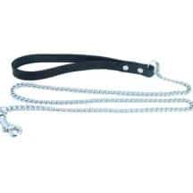 Поводок-цепь BDSM Арсенал 90 см, серебристая