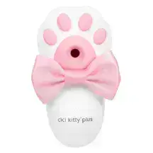 Вакуумный стимулятор клитора с вибрацией Otouch Cici Kitty, белый