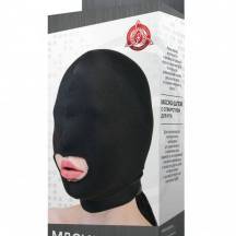 Маска-шлем МиФ с отверстием для рта, чёрная, OS