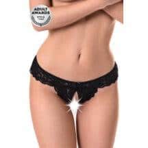 Трусики с доступом Erolanta Madison, черные, 50-52. Нет в наличии Трусики с доступом Erolanta Madison, черные, 50-52